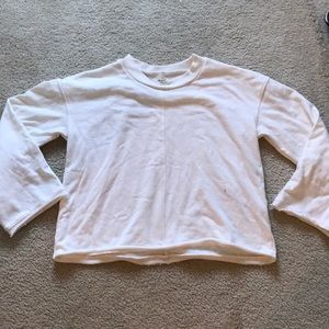 madewell white sweatshirt